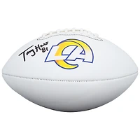 Torry Holt Los Angeles Rams Autographed Franklin White Panel Football