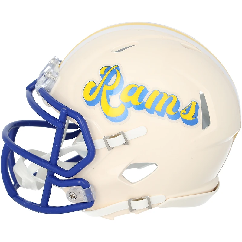 Torry Holt Los Angeles Rams Autographed Riddell 2000-2016 Throwback Speed Mini Helmet