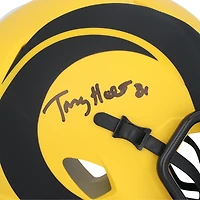 Mini-casque Riddell Rave Speed ​​autographié par Torry Holt, joueur des Rams de Los Angeles