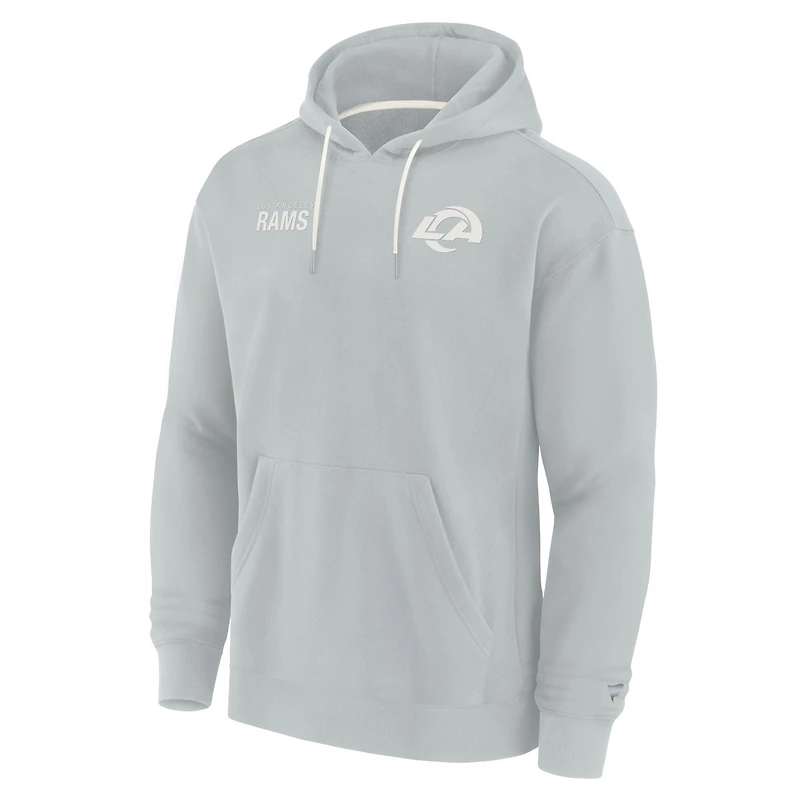 Sweat à capuche unisexe Fanatics gris Los Angeles Rams Elements en polaire super douce
