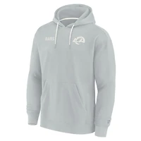Sweat à capuche unisexe Fanatics gris Los Angeles Rams Elements en polaire super douce