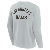 Unisex Fanatics Gray Los Angeles Rams Elements Super Soft Pullover Sweatshirt