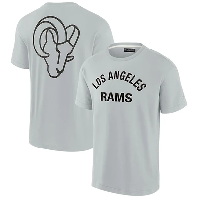 Unisex Fanatics Gray Los Angeles Rams Elements Super Soft Short Sleeve T-Shirt