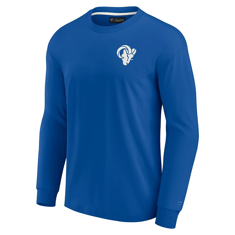 Unisex Fanatics Royal Los Angeles Rams Elements Super Soft Long Sleeve T-Shirt