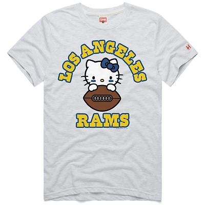T-shirt unisexe Homage Ash Hello Kitty x Los Angeles Rams en mélange de trois matières