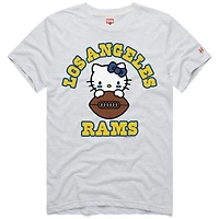 T-shirt unisexe Homage Ash Hello Kitty x Los Angeles Rams en mélange de trois matières