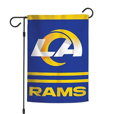 Drapeau de jardin WinCraft Los Angeles Rams 12'' x 18'' - Équipe préférée