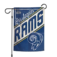 Drapeau de jardin WinCraft Los Angeles Rams à double face 12'' x 18''
