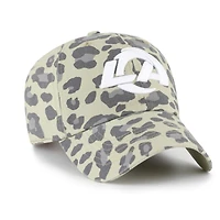 Casquette ajustable Bagheera Clean Up grise pour femme, modèle 1947, des Los Angeles Rams