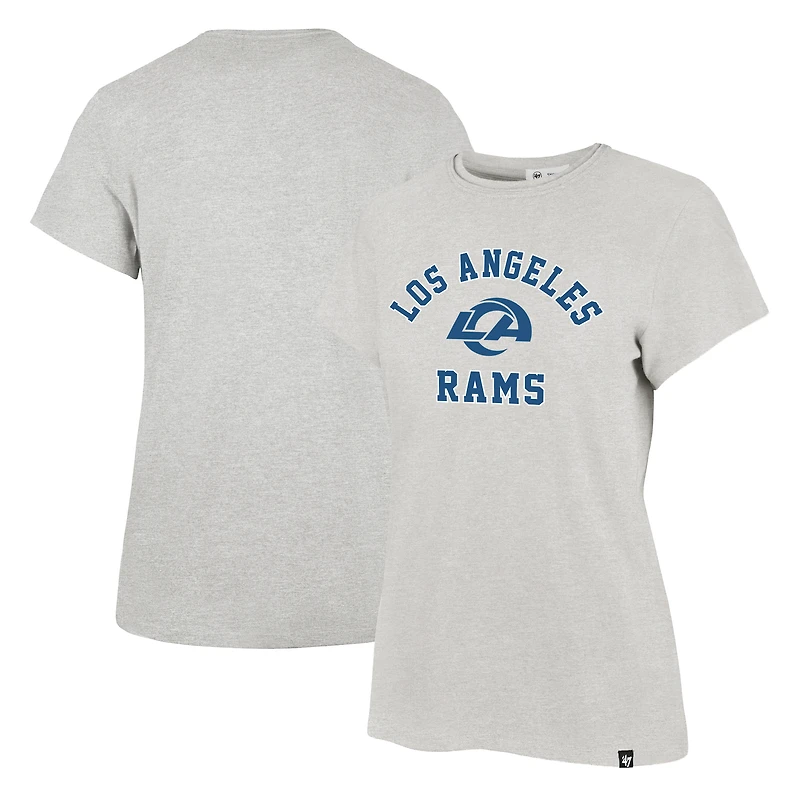 T-shirt Frankie Arch Varsity gris '47 Los Angeles Rams pour femmes