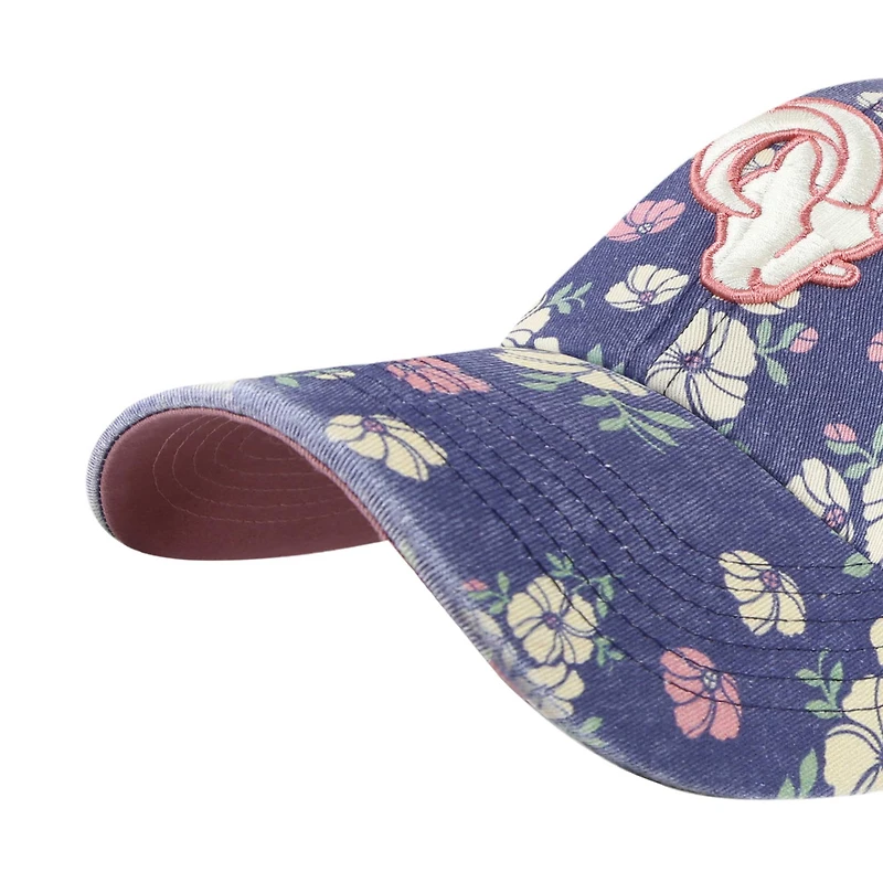 Casquette réglable pour femme '47 bleu marine Los Angeles Rams Primrose Clean Up