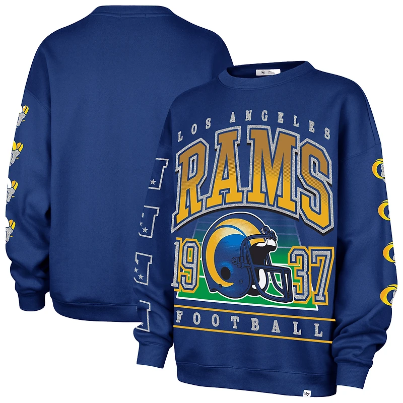 Sweat-shirt oversize « 47 Royal Los Angeles Rams Go Big » pour femme