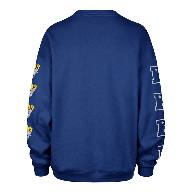 Sweat-shirt oversize « 47 Royal Los Angeles Rams Go Big » pour femme
