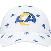 Women's '47 White Los Angeles Rams Confetti Clean Up Adjustable Hat