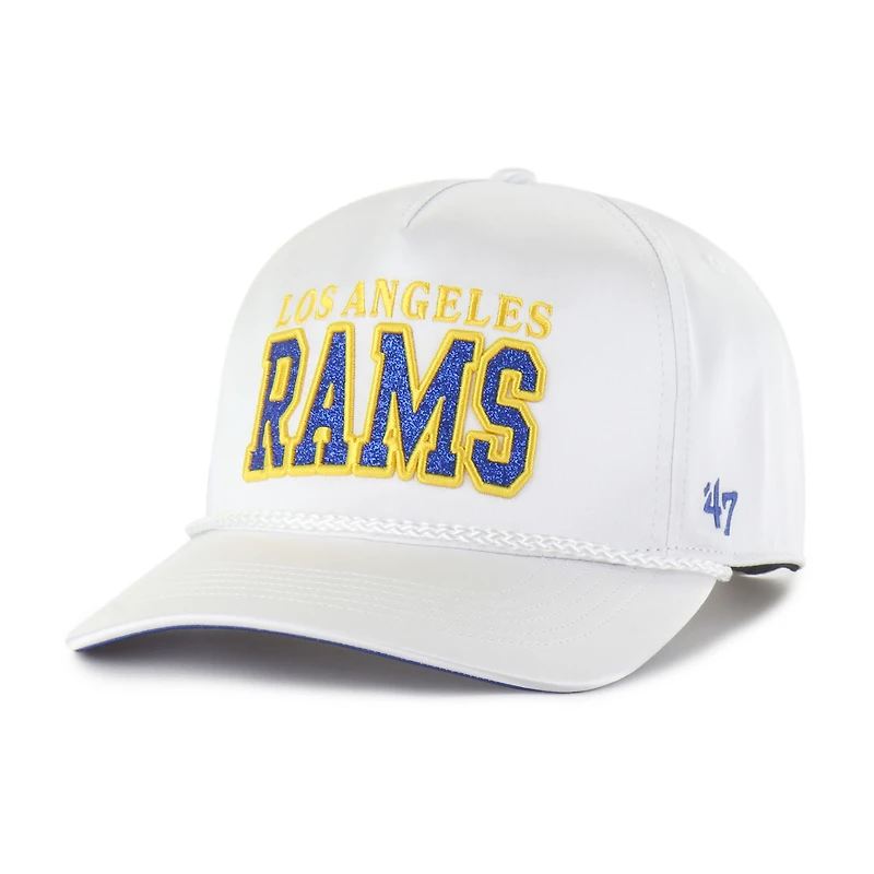 Women's '47  White Los Angeles Rams Outspoken Hitch Adjustable Hat