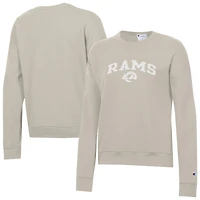 Sweat-shirt en polaire Powerblend Champion Bone pour femme, Los Angeles Rams