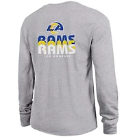 Women's Champion  Gray Los Angeles Rams Core Long-Sleeve T-Shirt