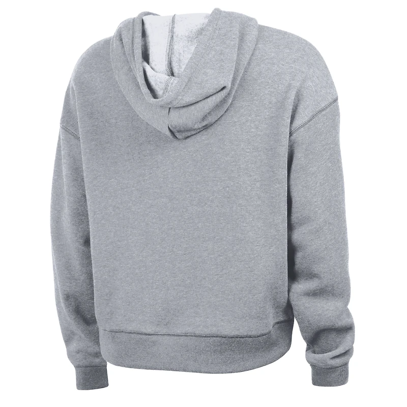 Women's Champion Gray Los Angeles Rams Triumph Tri-Blend Hoodie