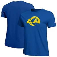 Women's Champion Royal Los Angeles Rams Logo T-Shirt