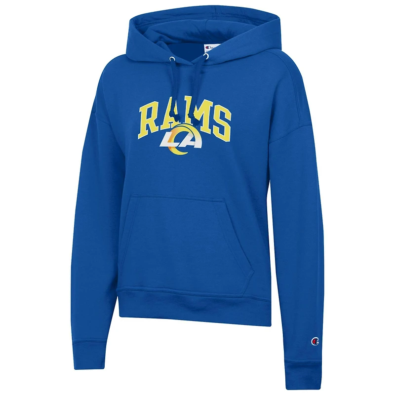 Women's Champion Royal Los Angeles Rams Powerblend Hoodie