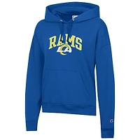 Women's Champion  Royal Los Angeles Rams Powerblend Hoodie