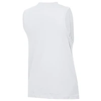 Women's Champion  White Los Angeles Rams Muscle Tank Top