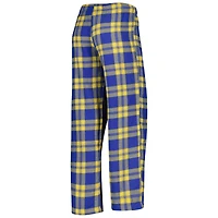 Ensemble de nuit Concepts Sport bleu marine/doré avec haut et pantalon à écusson Los Angeles Rams pour femme