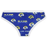 Culotte en tricot à imprimé sur l'ensemble Los Angeles Rams Breakthrough de Concepts Sport pour femme, bleu marine