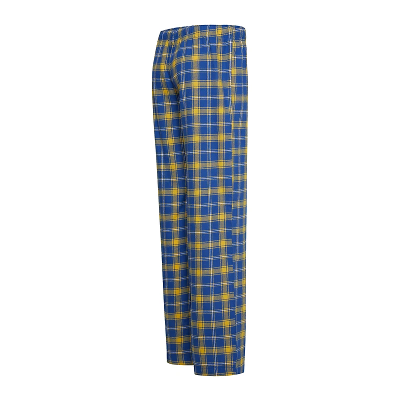 Ensemble de nuit Concepts Sport Royal/Gold Los Angeles Rams Arctic Top et pantalon en flanelle pour femme