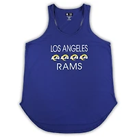Women's Concepts Sport Royal/Heather Gray Los Angeles Rams Plus Meter Tank Top & Pants Sleep Set