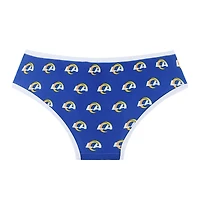 Concepts Sport Royal Los Angeles Rams Gauge Allover Print Culotte en tricot pour femme