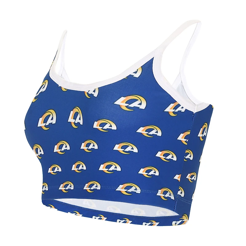 Concepts Sport Royal Los Angeles Rams Gauge Lounge Brassière pour femme