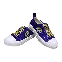 Baskets à paillettes Cuce Royal Los Angeles Rams Team pour femmes