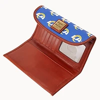 Women's Dooney & Bourke Los Angeles Rams Team Color Continental Clutch