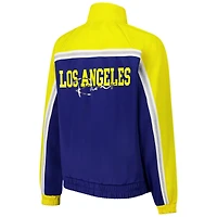 Women's G-III 4Her by Carl Banks Royal Los Angeles Rams Post Game Full-Zip Track Jacket
