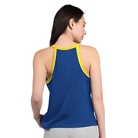 Women's G-III 4Her by Carl Banks  White Los Angeles Rams Redemption Win Slub Tank Top