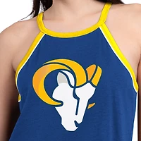 Débardeur flammé G-III 4Her pour femme par Carl Banks Royal Los Angeles Rams Redemption Win