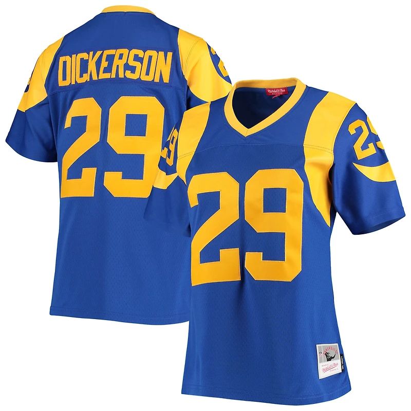 Maillot réplique de l'équipe Mitchell & Ness Eric Dickerson Royal Los Angeles Rams pour femmes