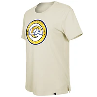 Women's New Era  Cream Los Angeles Rams 2023 NFL Draft T-Shirt
