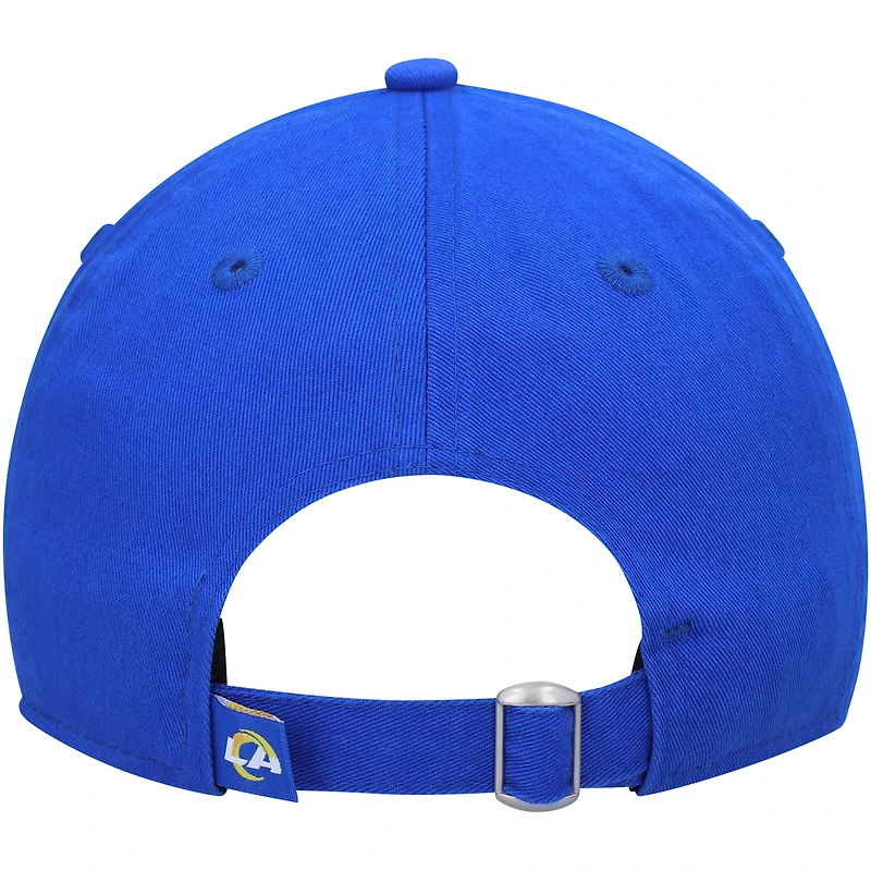 Women's New Era Royal Los Angeles Rams Collegiate 9TWENTY Adjustable Hat