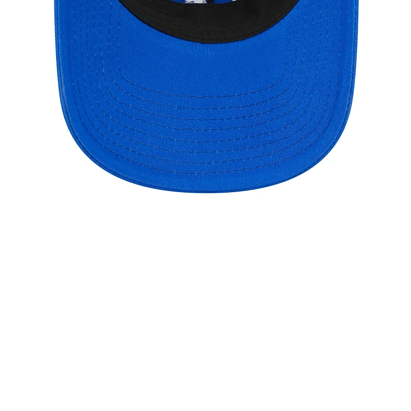 Women's New Era Royal Los Angeles Rams Leaves 9TWENTY Adjustable Hat
