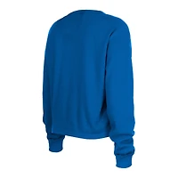 T-shirt court à manches longues Thermique Los Angeles Rams New Era pour femme