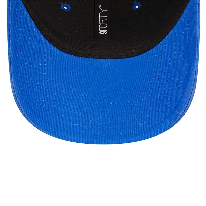 Women's New Era   Royal Los Angeles Rams Team Trucker 9FORTY Snapback Hat