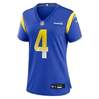 Women's Nike Ahkello Witherspoon  Royal Los Angeles Rams Team Game Jersey
