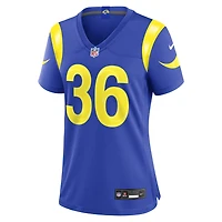Women's Nike Alex Johnson Royal Los Angeles Rams Team Game Jersey