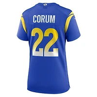 Women's Nike Blake Corum  Royal Los Angeles Rams Game Jersey