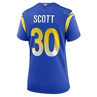 Women's Nike Boston Scott  Royal Los Angeles Rams Game Jersey