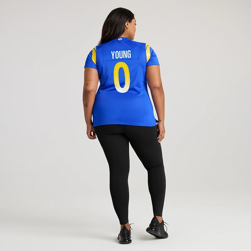 Women's Nike Byron Young Royal Los Angeles Rams Home Game Jersey