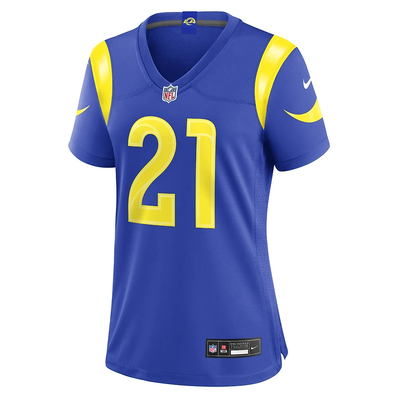 Women's Nike Cam Lampkin Royal Los Angeles Rams Team Game Jersey