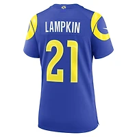 Women's Nike Cam Lampkin Royal Los Angeles Rams Team Game Jersey